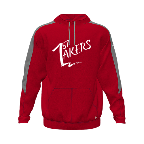 [CUS-DFW-HOOD-FLC-LSL-RED-YXS-LOGO1] Hoodie (Youth XS, Red, Logo 1)