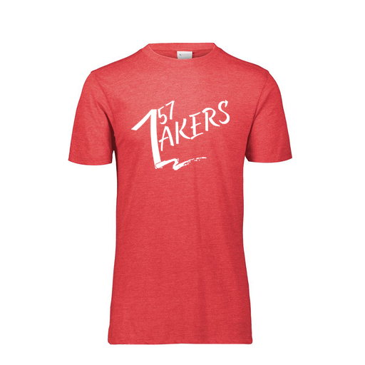 [FTSCUBRD-AS-LOGO1] Decker Men's Tri-Blend T-Shirt - Short Sleeve (Adult S, Red)