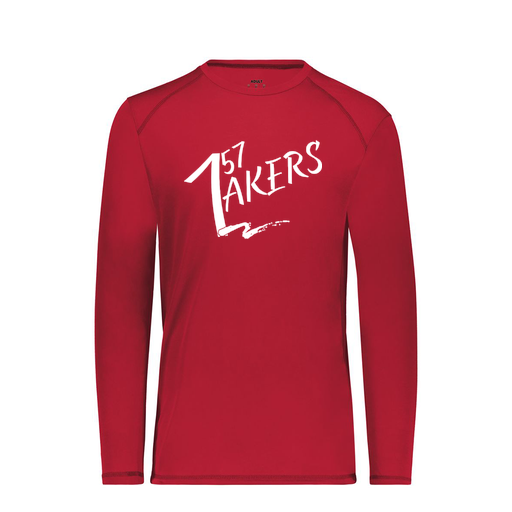 [6845.083.S-LOGO1] Men's SoftTouch Long Sleeve (Adult S, Red)