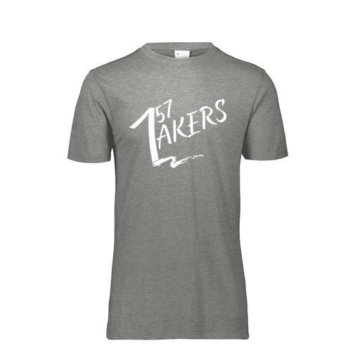 [FTSCUBGY-YS-LOGO1] Decker Youth Tri-Blend T-Shirt - Short Sleeve (Youth S, Gray, Logo 1)