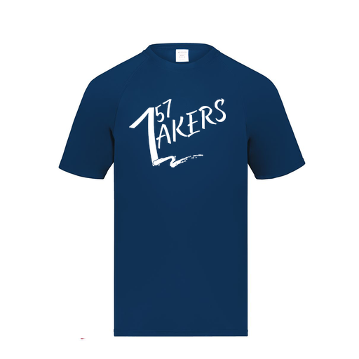 [2791.065.S-LOGO1] Youth Smooth Sport T-Shirt (Youth S, Navy)