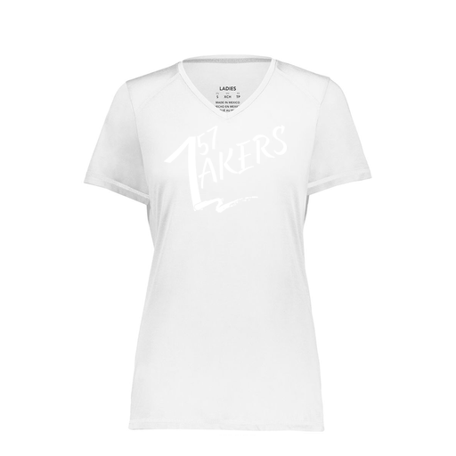 [6844.005.XS-LOGO1] Women's SoftTouch Short Sleeve (Female Adult XS, White)