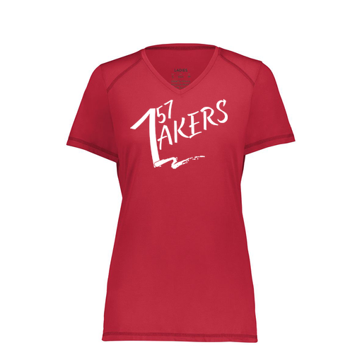 [6844.083.XS-LOGO1] Women's SoftTouch Short Sleeve (Female Adult XS, Red)