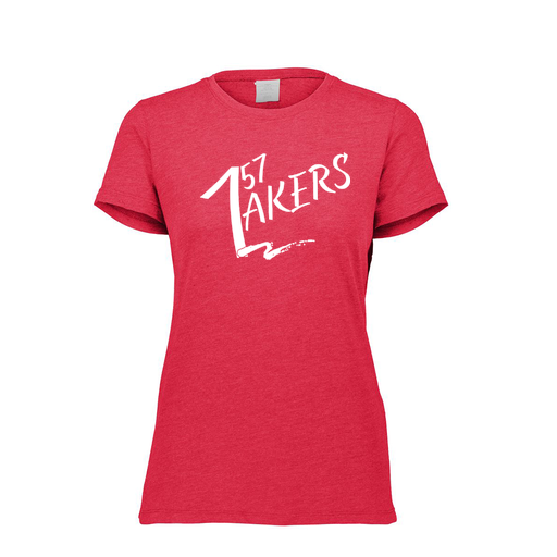 [FTSCUBRD-FAXS-LOGO1] Decker Women's Tri-Blend T-Shirt - Short Sleeve (Female Adult XS, Red)