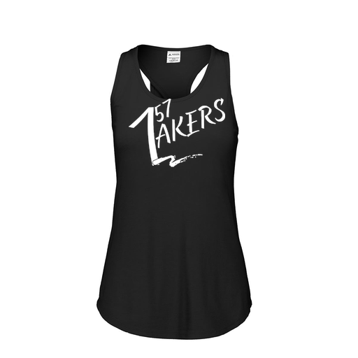 [3078.K94.S-LOGO1] Ladies Tri Blend Tank Top (Female Adult S, Black)