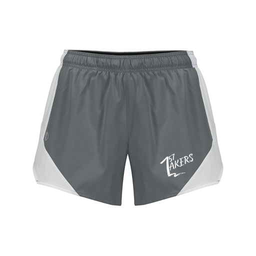 [229489.R04.S-LOGO1] Girls Olympus Shorts (Female Youth S, Gray)