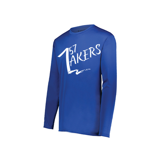 [222822.060.XS-LOGO1] Men's LS Smooth Sport Shirt (Adult XS, Royal)