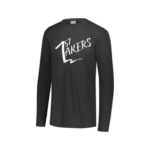 [FTLCUBBK-AXS-LOGO1] Decker Men's Tri-Blend T-Shirt - Long Sleeve (Adult XS, Black)