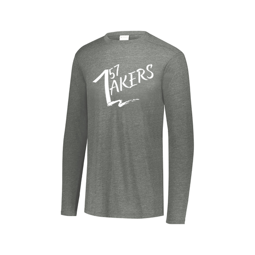 [FTLCUBGY-AXS-LOGO1] Decker Men's Tri-Blend T-Shirt - Long Sleeve (Adult XS, Gray)