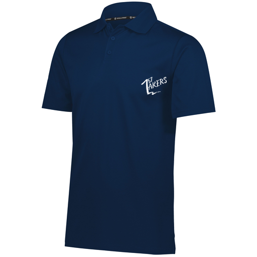 [222568.065.S-LOGO1] Men's Prism Polo (Adult S, Navy)