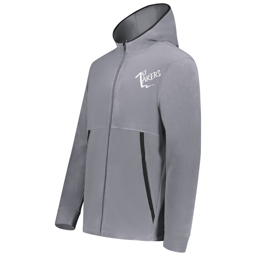 [6858.059.XS-LOGO1] Men's Chill Full Zip Fleece (Adult XS, Gray)