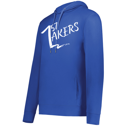 [222598.060.S-LOGO1] Men's Ventura Thin Knit Hoodie (Adult S, Royal)