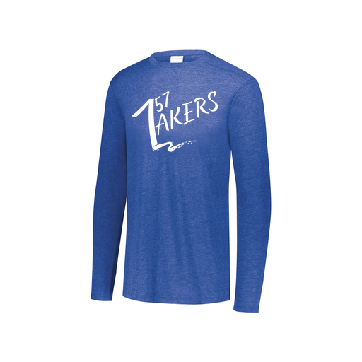 [3076.U55.S-LOGO1] Youth LS Ultra-blend T-Shirt (Youth S, Royal)