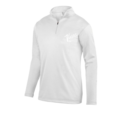 [5508.005.S-LOGO1] Youth FlexFleece 1/4 Zip (Youth S, White)