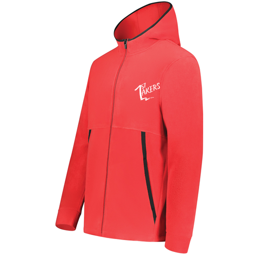 [6859.083.XS-LOGO1] Youth Chill Full Zip Fleece (Youth XS, Red)