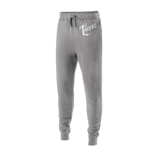 [229648.017.S-LOGO1] Youth 60/40 Fleece Jogger (Youth S, Silver)