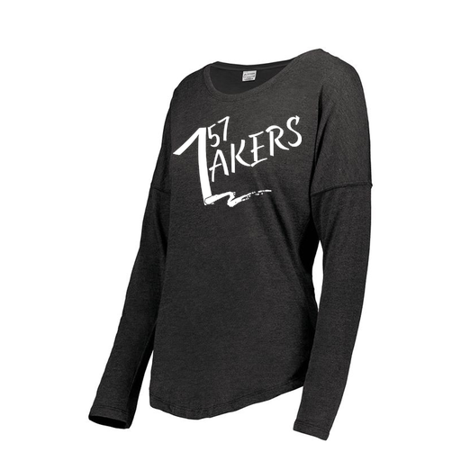 [FTLCUBBK-FAS-LOGO1] Decker Women's Tri-Blend T-Shirt - Long Sleeve (Female Adult S, Black)