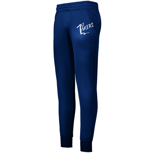 [5568.065.XS-LOGO1] Ladies Performance Jogger (Female Adult XS, Navy)