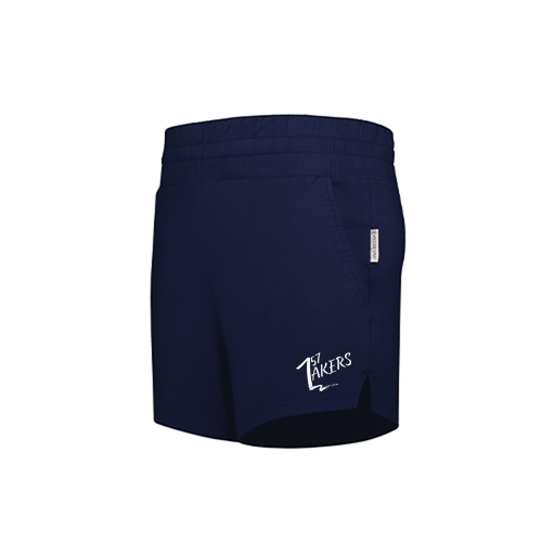 [223704.065.XS-LOGO1] LADIES VENTURA SOFT KNIT SHORTS (Female Adult XS, Navy)