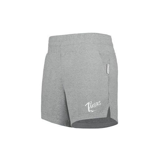 [223704.013.XS-LOGO1] LADIES VENTURA SOFT KNIT SHORTS (Female Adult XS, Silver)