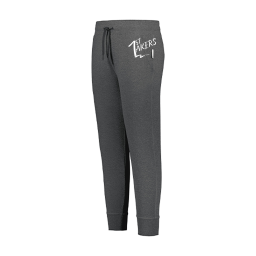 [222799.E83.XS-LOGO1] LADIES VENTURA SOFT KNIT JOGGER (Female Adult XS, Gray)